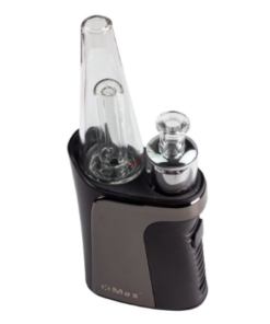 Alternative view of XMax QOMO Black eRig for Concentrates with mini-bubbler