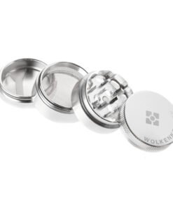 Alternative view of Wolkenkraft Aluminium Grinder 40mm – Silver