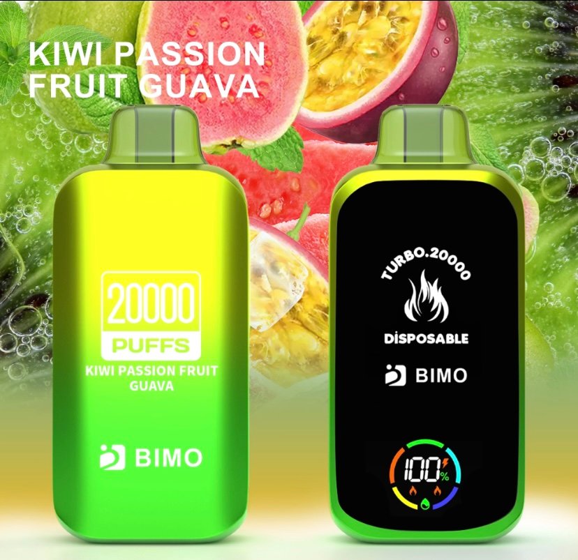 BIMO Turbo 20000 Puffs – Passion Fruit Kiwi Guava
