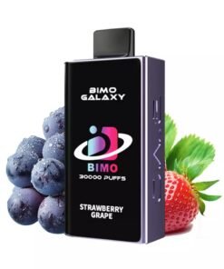 Alternative view of BIMO Galaxy 30000 Puffs – Strawberry Grape