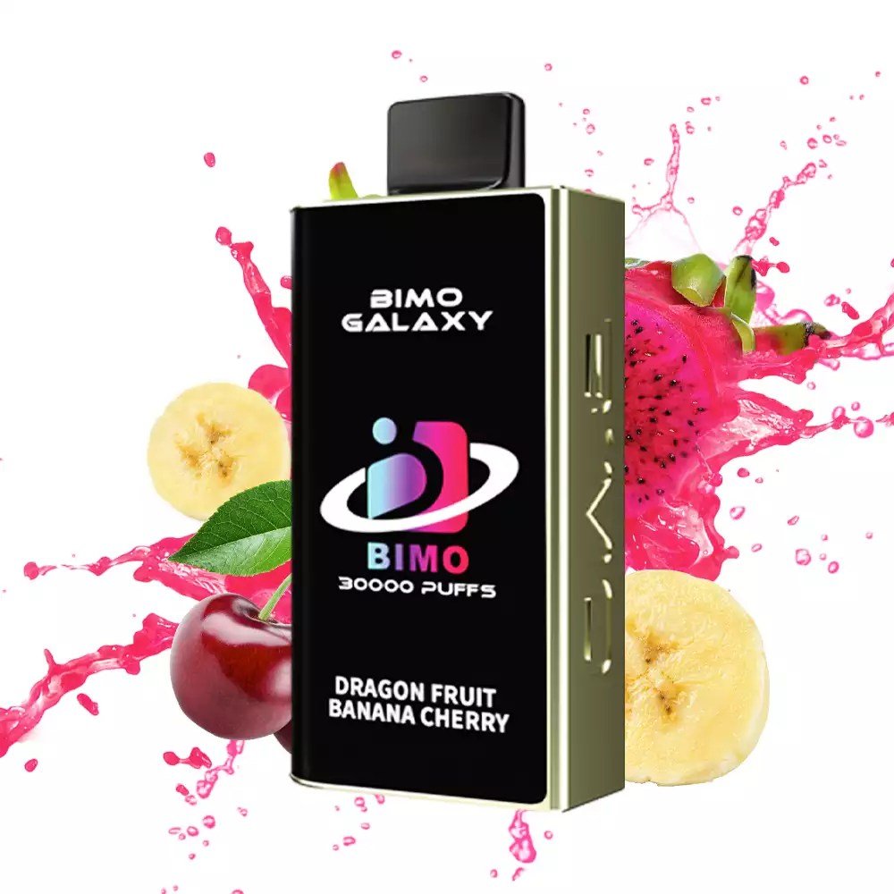 BIMO Galaxy 30000 Puffs – Dragon Fruit Banana Cherry - Image 2