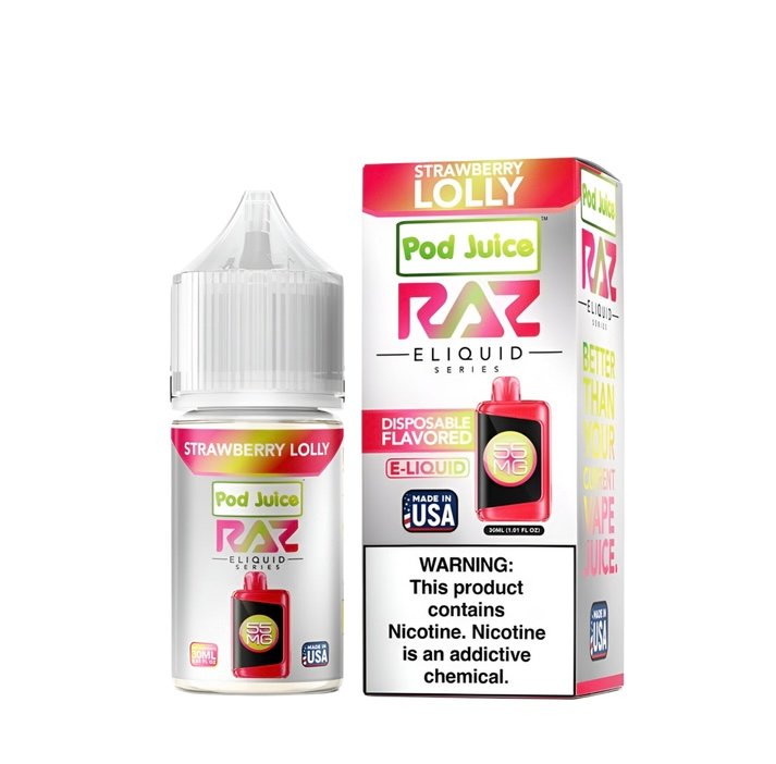 Pod Juice x Raz Salt Nicotine Vape Juice - Image 3