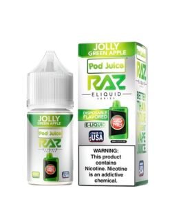 Alternative view of Pod Juice x Raz Salt Nicotine Vape Juice