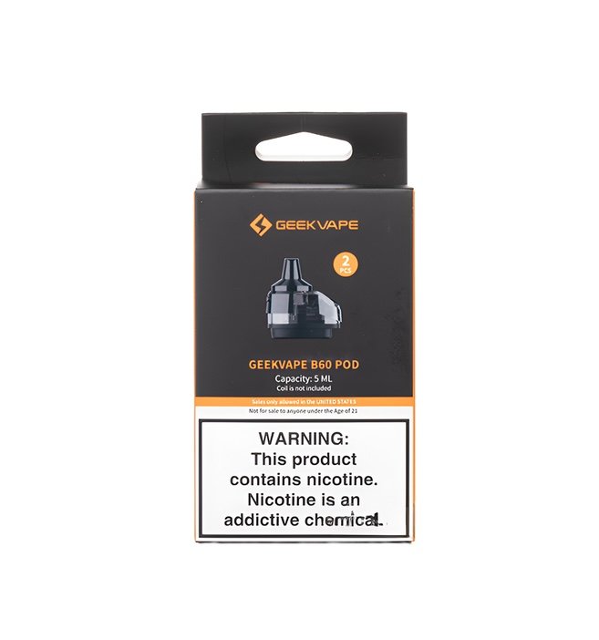 Geekvape B60 (Aegis Boost 2) Empty Replacement Pod Cartridge - Image 2