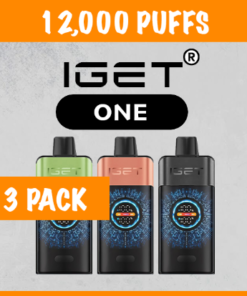 IGET ONE – 12000 PUFFS ( 3 pack)
