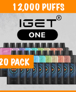 20 PACK – IGET ONE – 12000 PUFFS