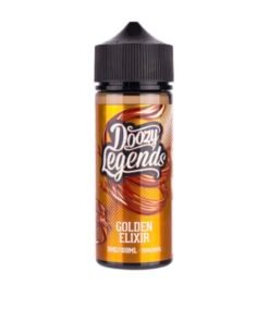 Golden Elixir 100ml Shortfill E-Liquid by Doozy Legends