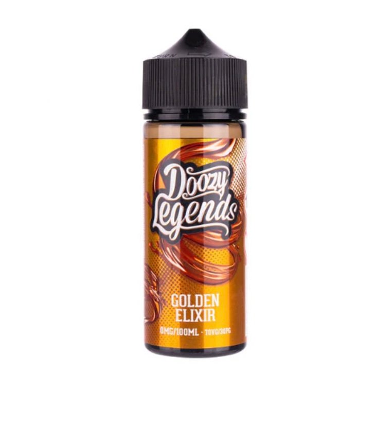 Golden Elixir 100ml Shortfill E-Liquid by Doozy Legends