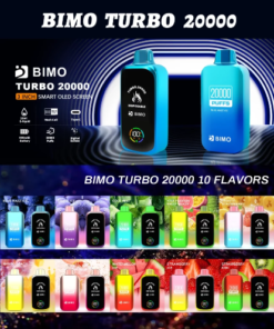 Alternative view of BIMO Turbo 20000 Puffs – 10 Pack
