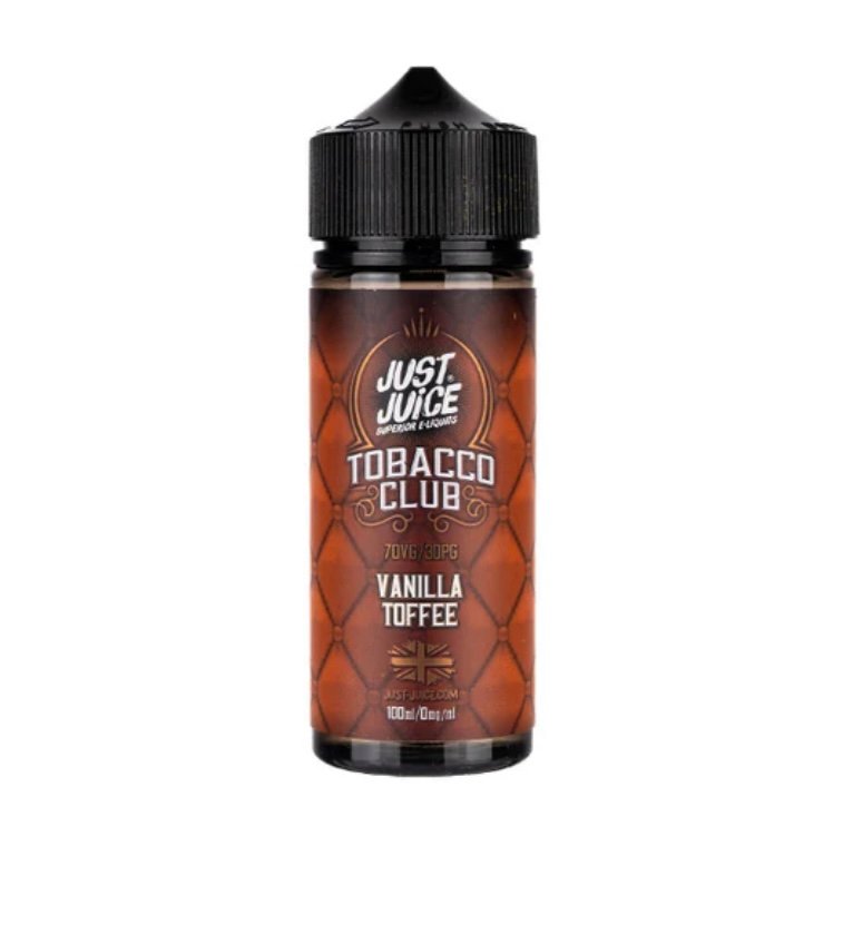 Vanilla Toffee Tobacco 100ml Shortfill E-Liquid by Just Juice