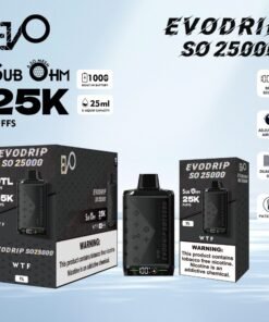 WTF EVODRIP SO25000   DISPOSABLE (5-PACK)