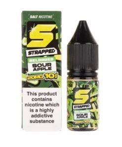 Sour Apple Nic Salt E-Liquid by Strapped Reloaded