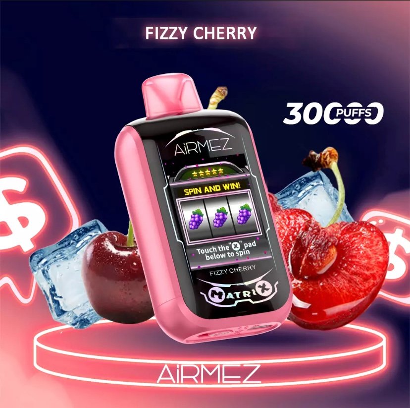 Airmez Matrix Pro 30000 Puffs – Fizzy Cherry