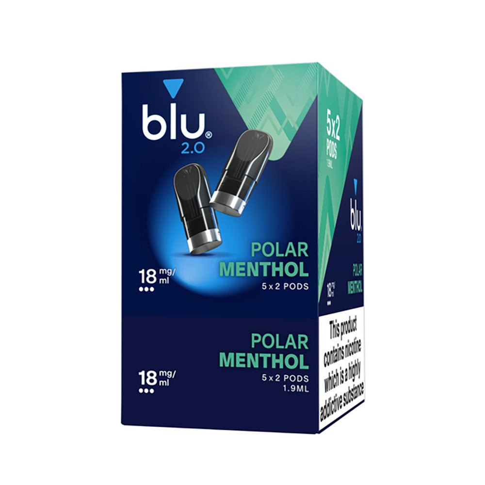 Blu 2.0 Polar Menthol E Liquid Pods – 5 Boxes - Image 2