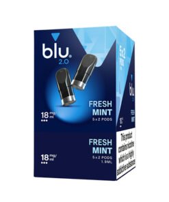 Alternative view of Blu 2.0 Fresh Mint E Liquid Pods – 5 Boxes