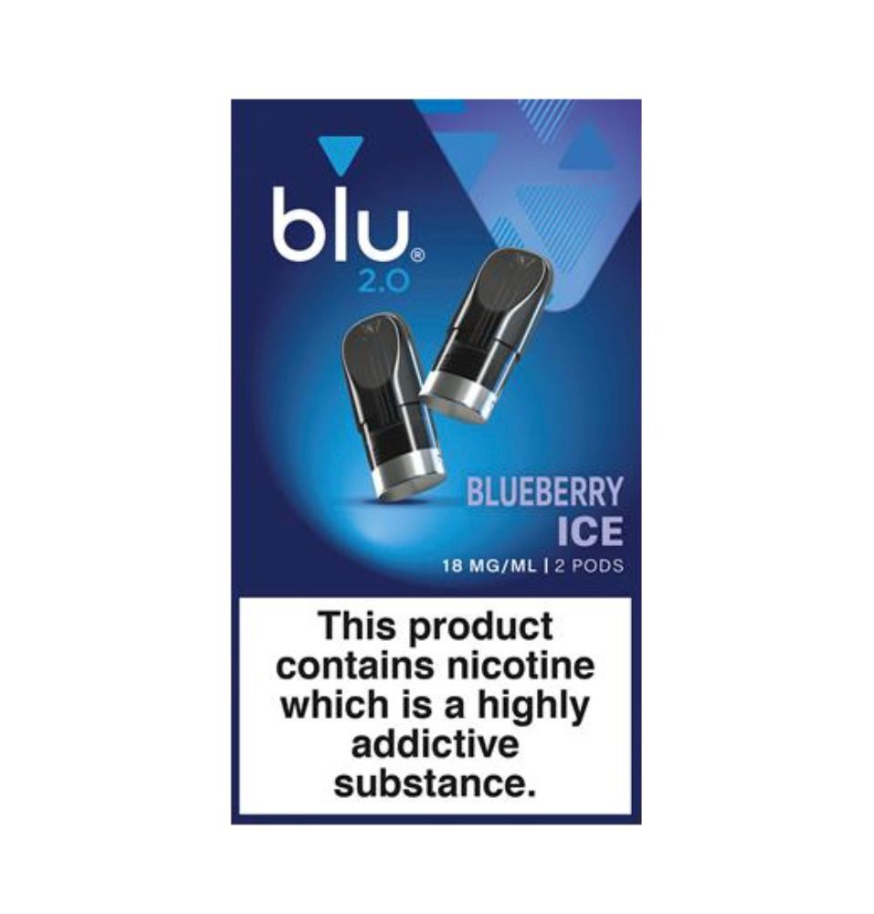 Blu 2.0 Blueberry Ice E Liquid Pods – 2 Pack