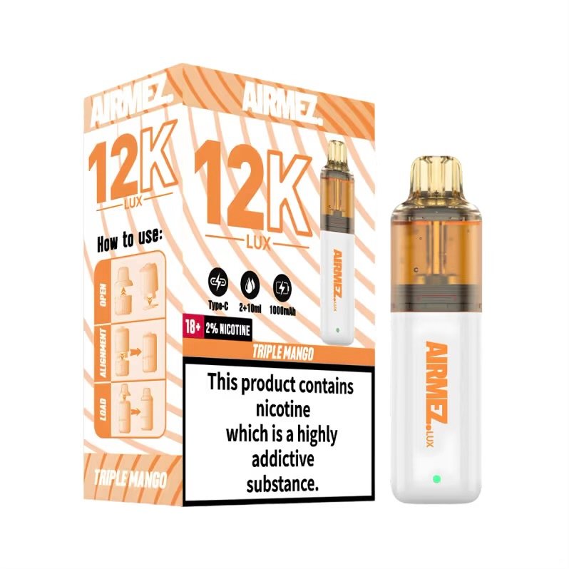 Airmez Lux 12K Triple Mango Prefilled Vape Kit - Image 2