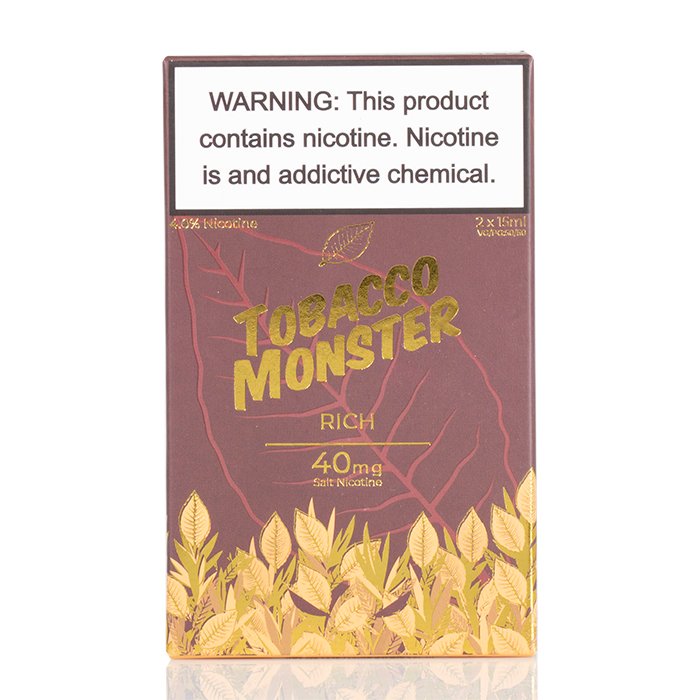 RICH – TOBACCO MONSTER SALTS – 30ML - Image 2